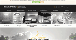 Desktop Screenshot of eco-design.cz